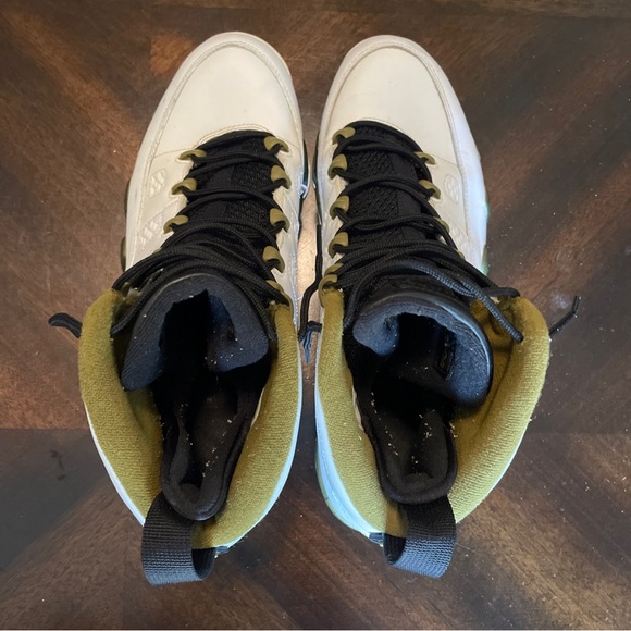 Nike Air Jordan 9 Retro Statue 2015 302370-109 IX White/Black/Green Size 11 - Picture 6 of 9